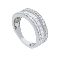 Anello Babila Milano Donna in Oro bianco Diamante 1.00 Ct 204594 - 204594